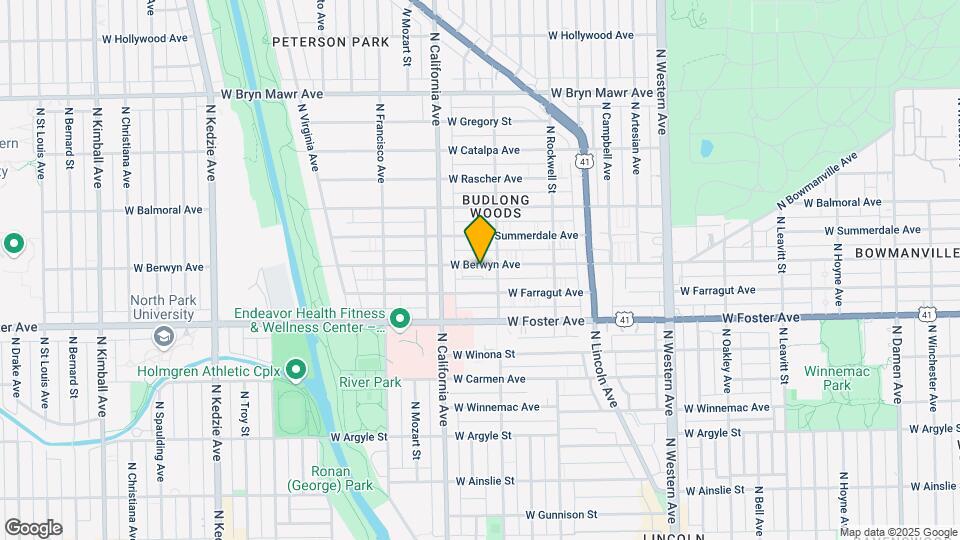 2723 W Berwyn Ave Map and Location Details