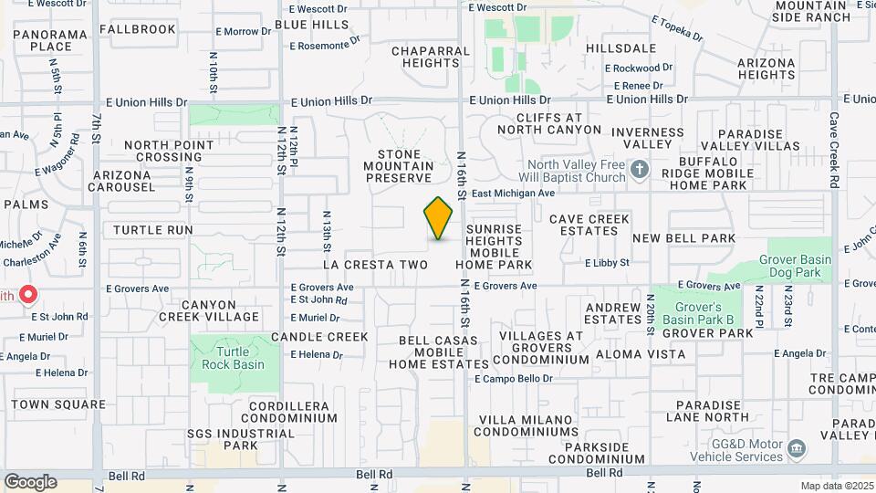 1515 E Charleston Ave Map and Location Details