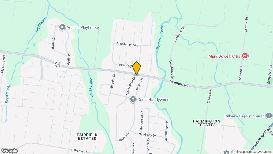 3234 Meadowhill Dr Map and Location Details