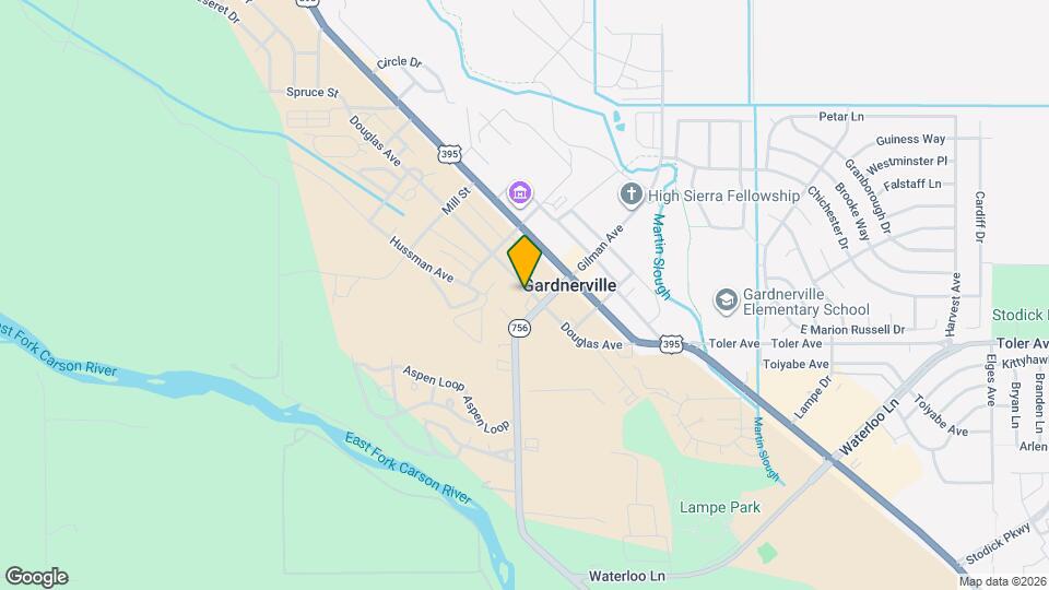 1420 Douglas Ave Map and Location Details