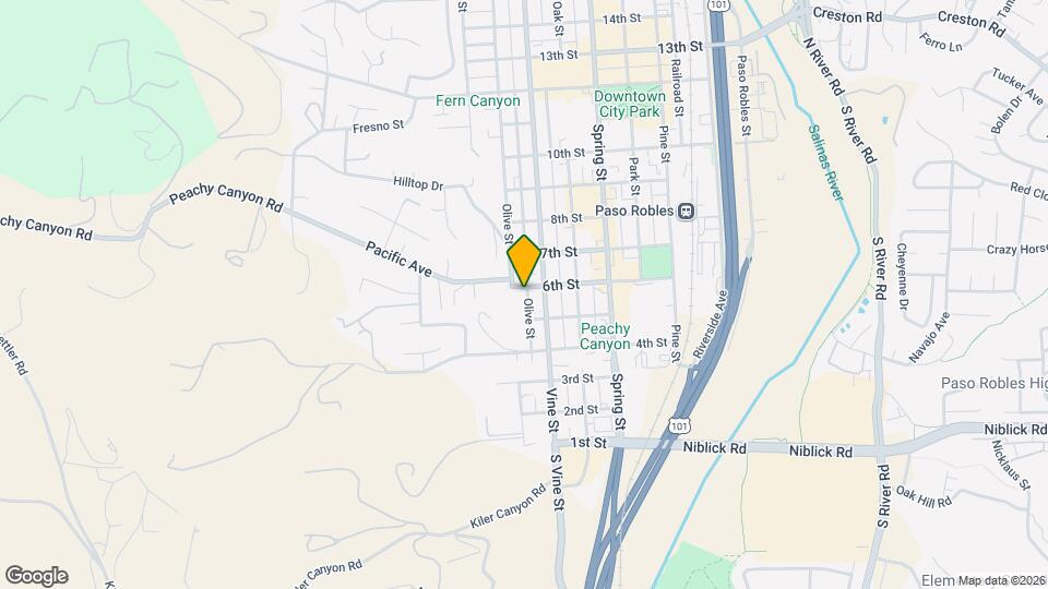 416 6th St Map and Location Details