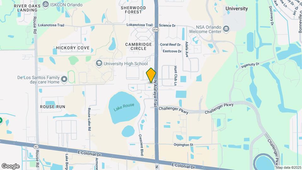 2550 N Alafaya Trail Mapa y Detalles de la Ubicación