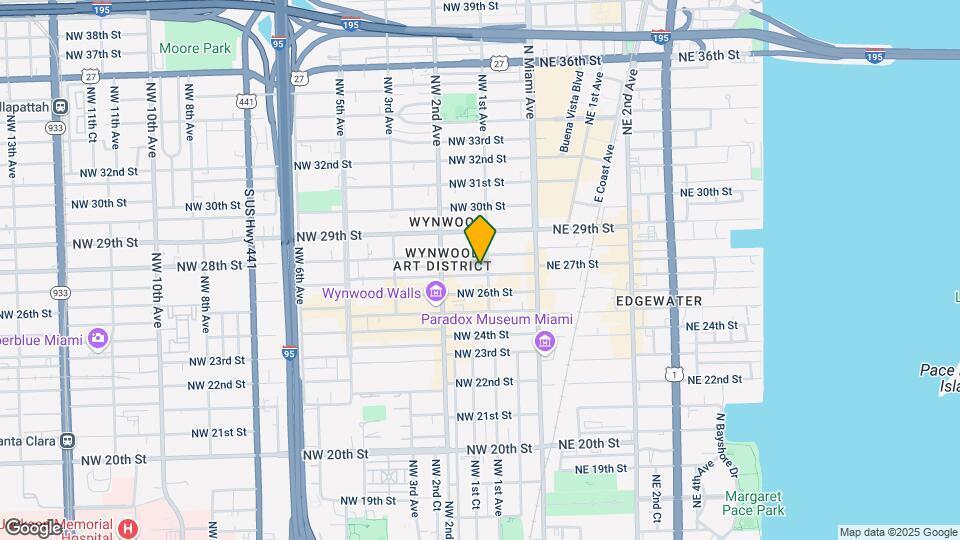 111 NW 27th St Map and Location Details