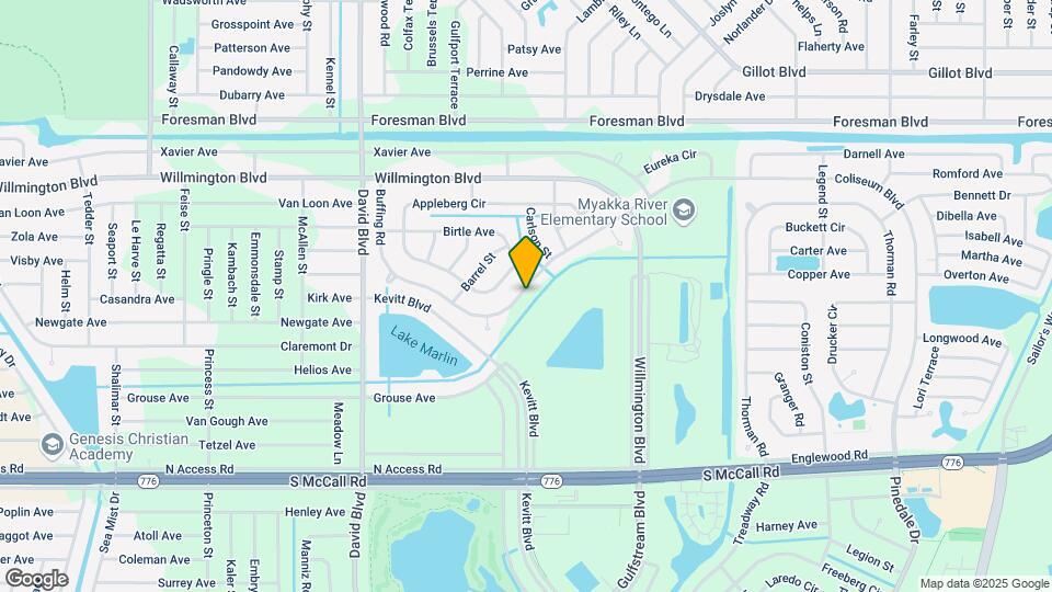 12595 Buffing Rd Map and Location Details