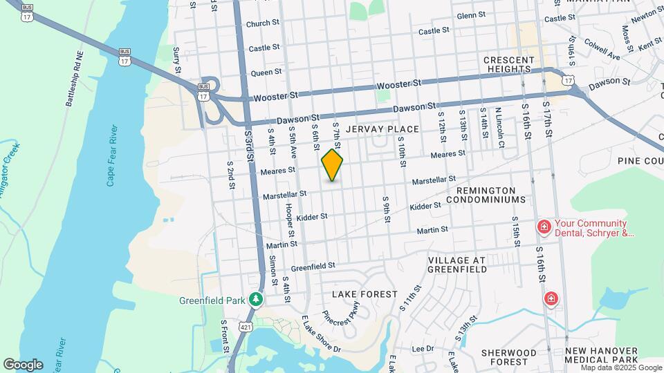 609 Marstellar St Map and Location Details