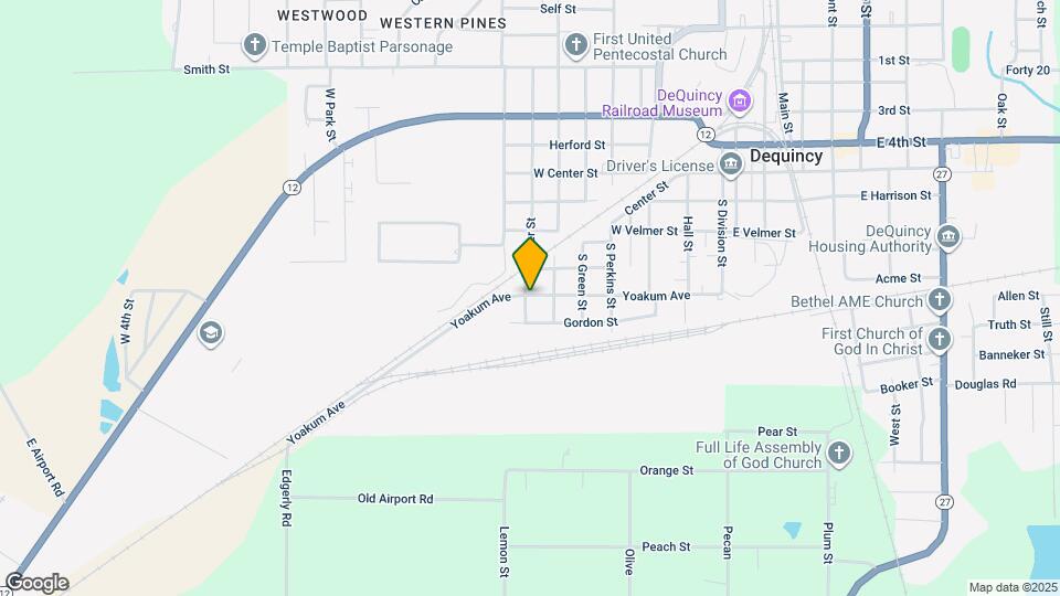 611 Yoakum Ave Map and Location Details