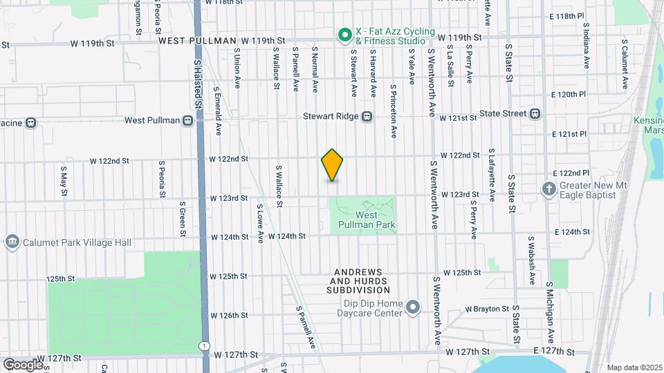 12242 S Eggleston Ave Map and Location Details