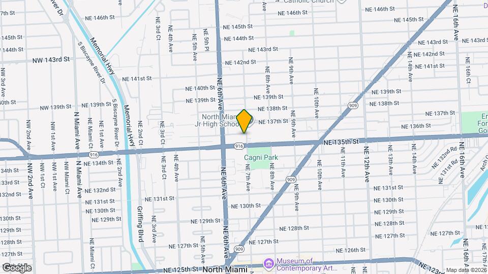 680 NE 136th St Map and Location Details