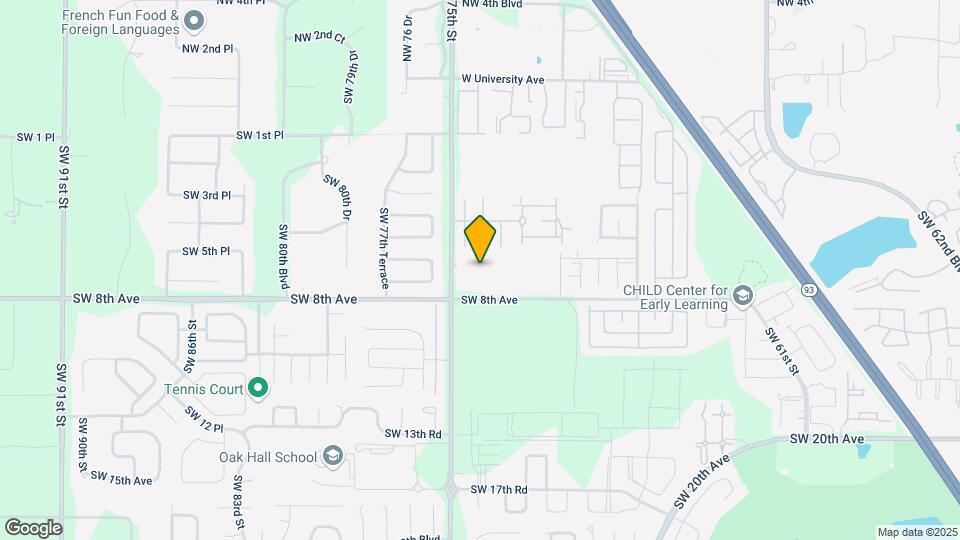 605 SW 75th St Map and Location Details