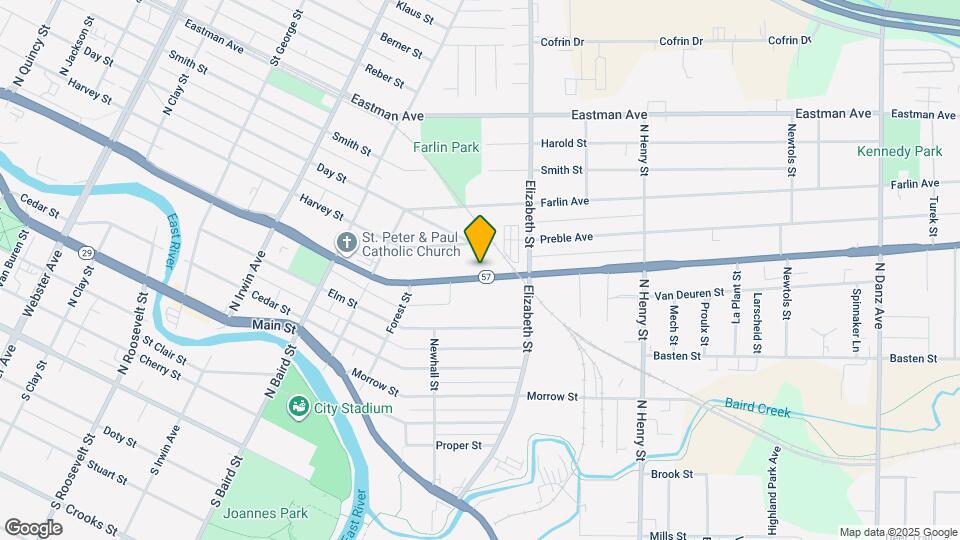 1525 University Ave Map and Location Details