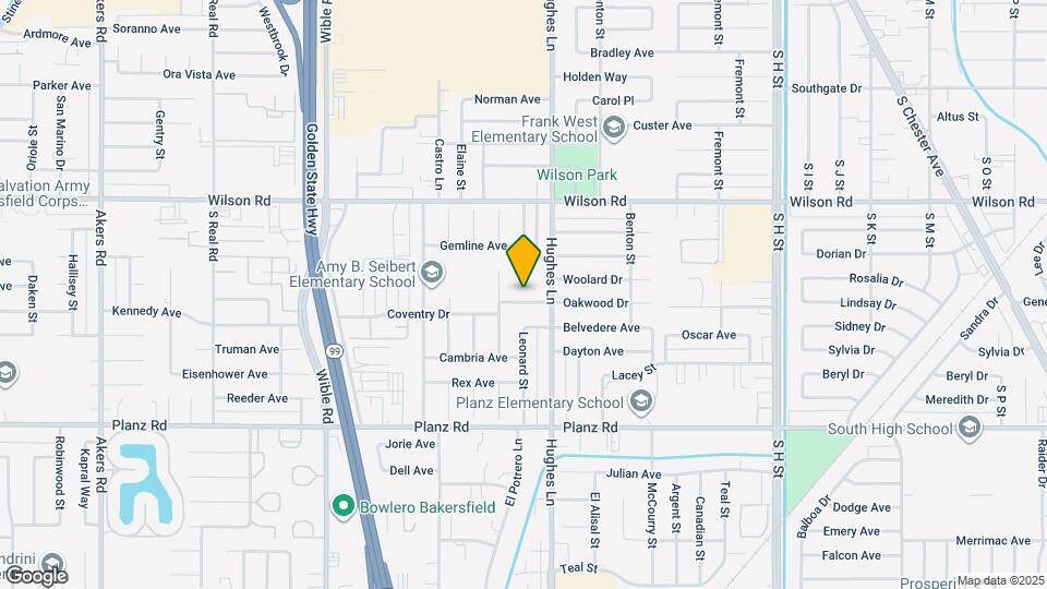 2520 Oakwood Dr Map and Location Details