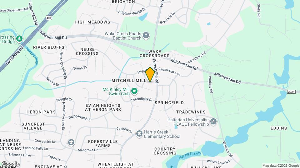 3612 Deering Dr Map and Location Details