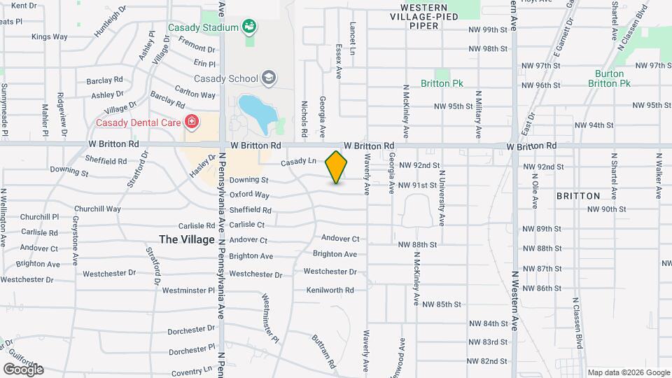 1403 Oxford Way Map and Location Details