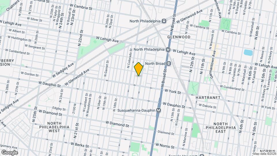 2431 N Bancroft St Map and Location Details