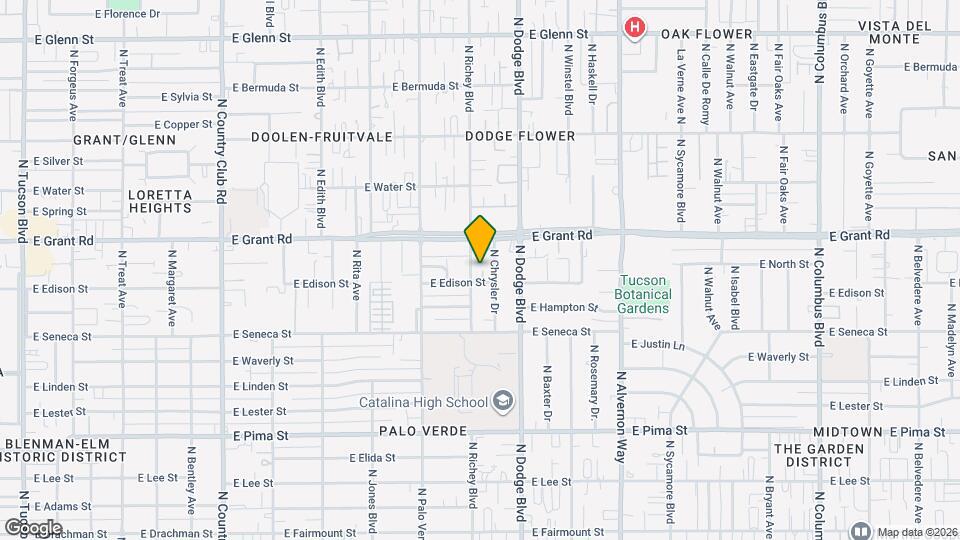 2316 N Richey Blvd Mapa y Detalles de la Ubicación