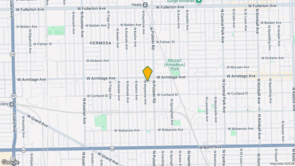 1943 N Keystone Ave, Unit 1R Mapa y Detalles de la Ubicación