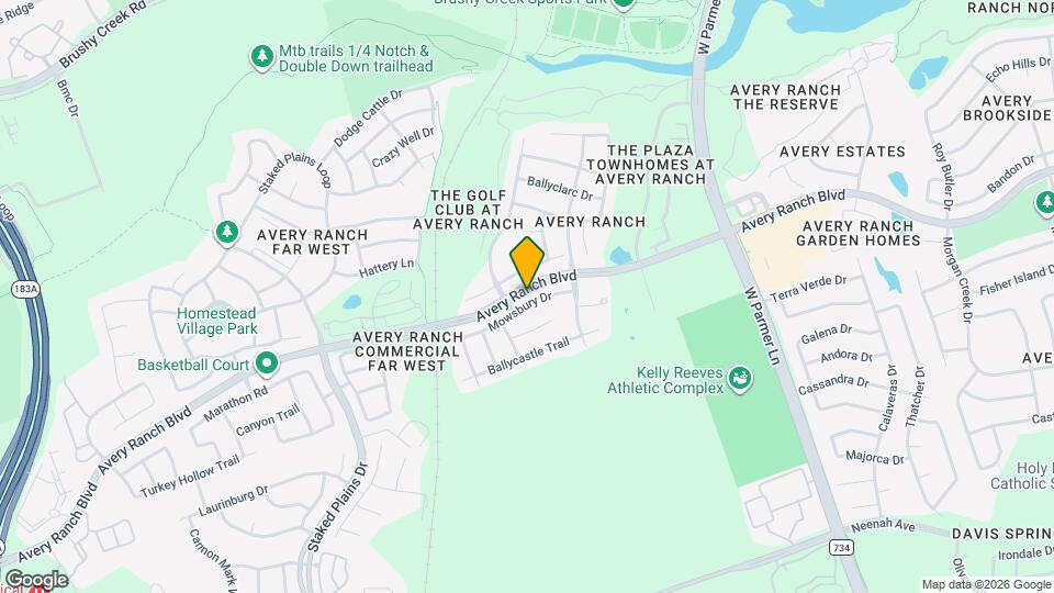 14416 Mowsbury Dr Map and Location Details