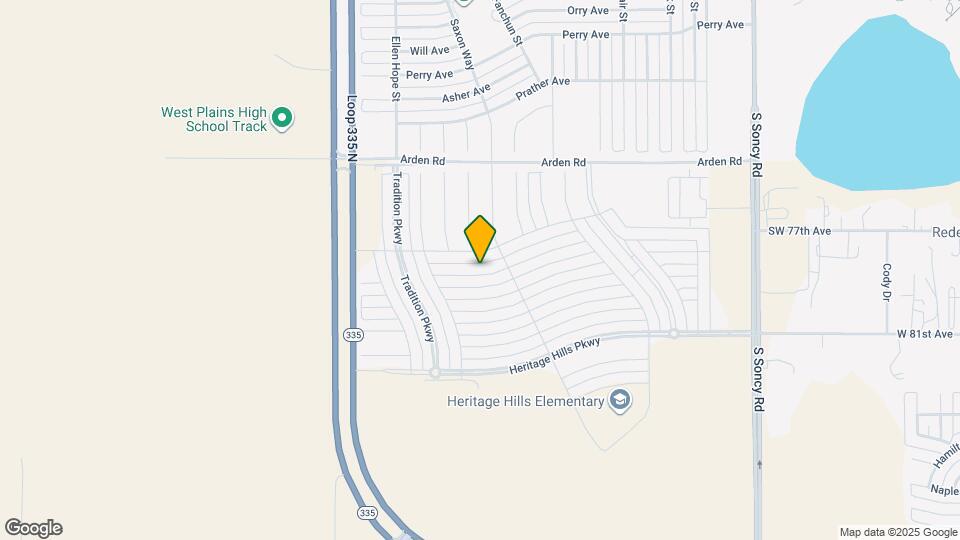 9608 Sydney Dr Map and Location Details