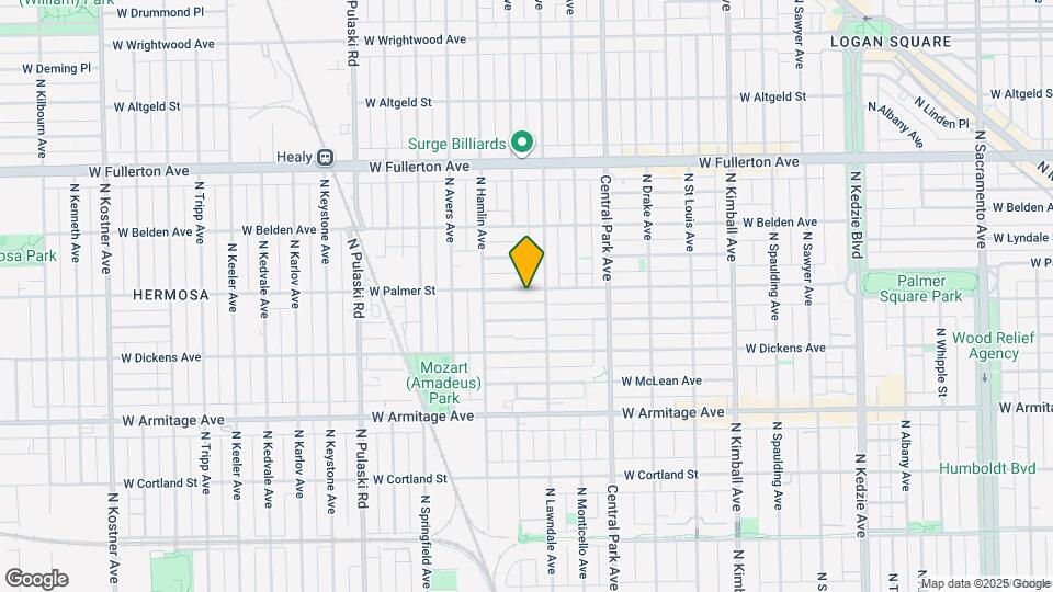 3719 W Palmer St Mapa y Detalles de la Ubicación