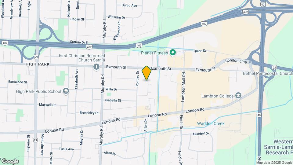 1286 Willa Dr Map and Location Details