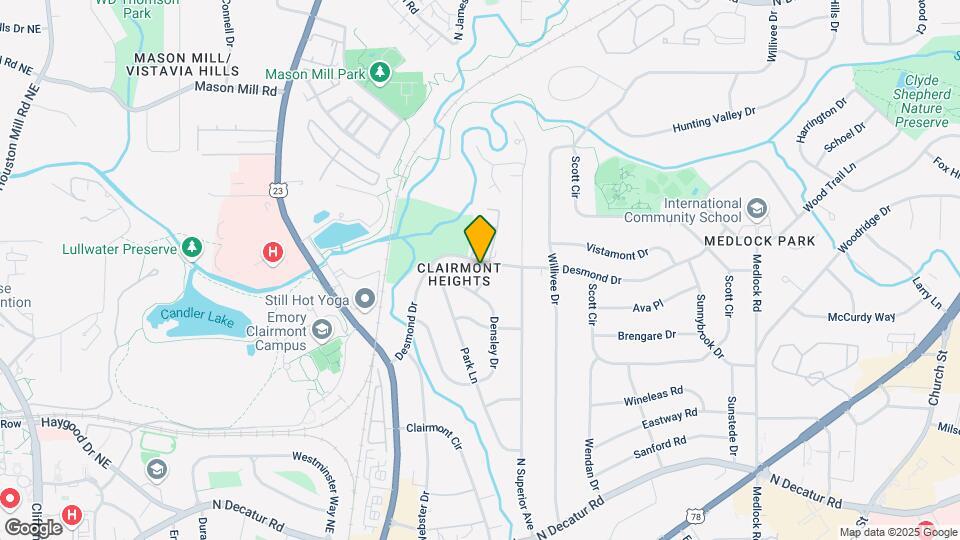 2127 Desmond Dr Map and Location Details