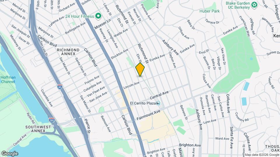 608 Liberty St Map and Location Details