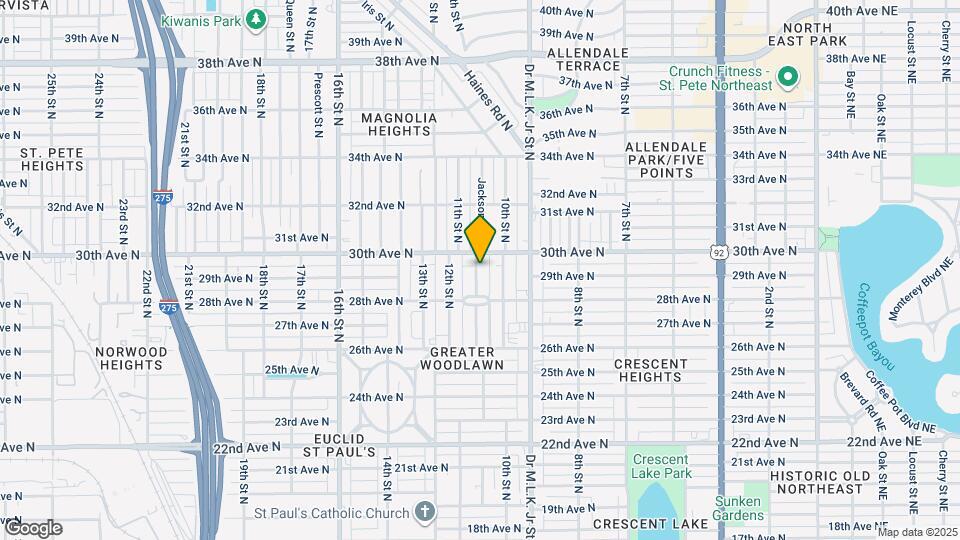 2911 11th St N Map and Location Details