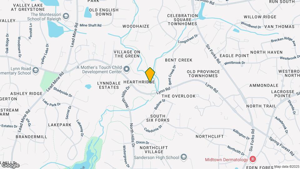 904 Hearthridge Rd Map and Location Details