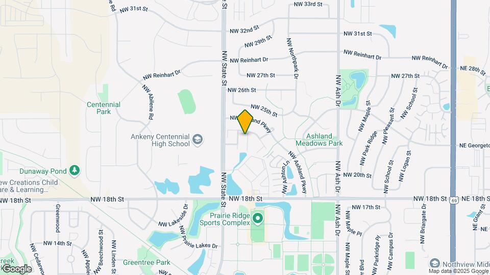 Ashland Pointe Townhomes Map and Location Details