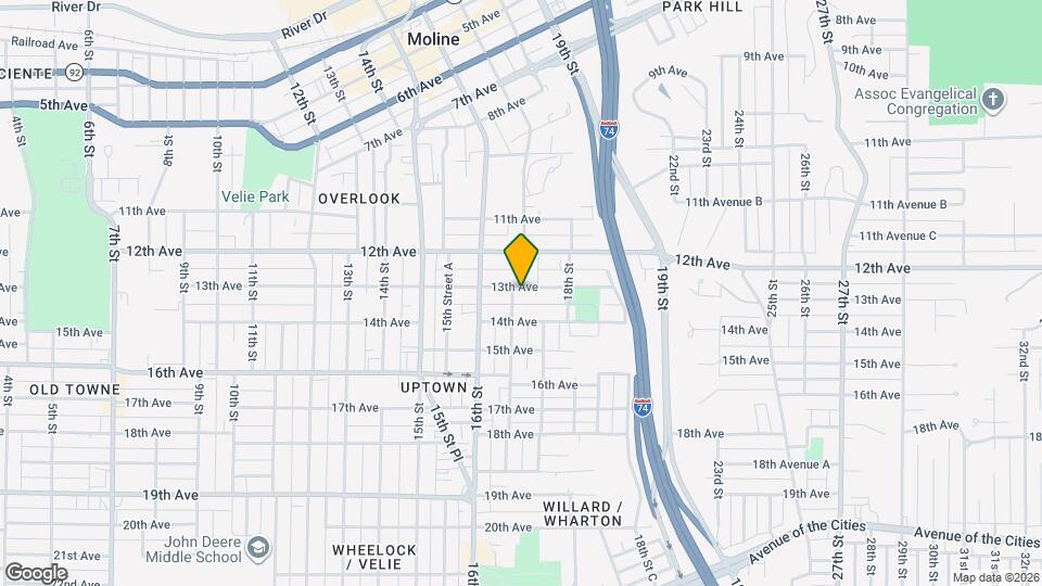 1704 13th Ave Map and Location Details