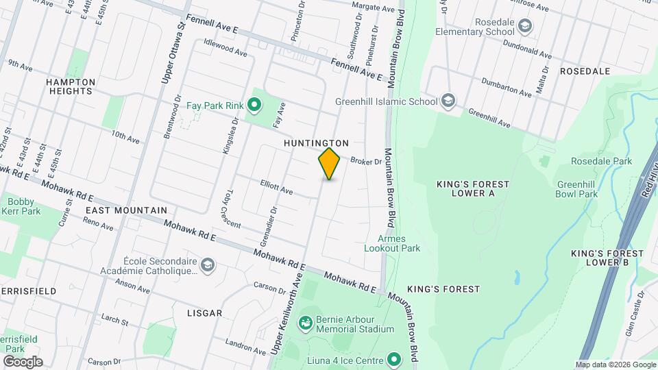 437 Upper Kenilworth Ave Map and Location Details