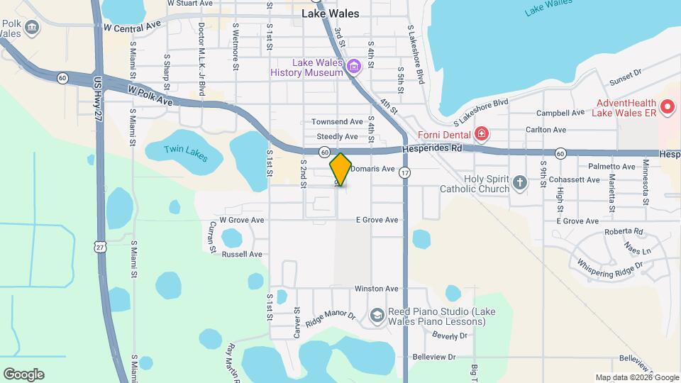 Lake Wales Villas Map and Location Details