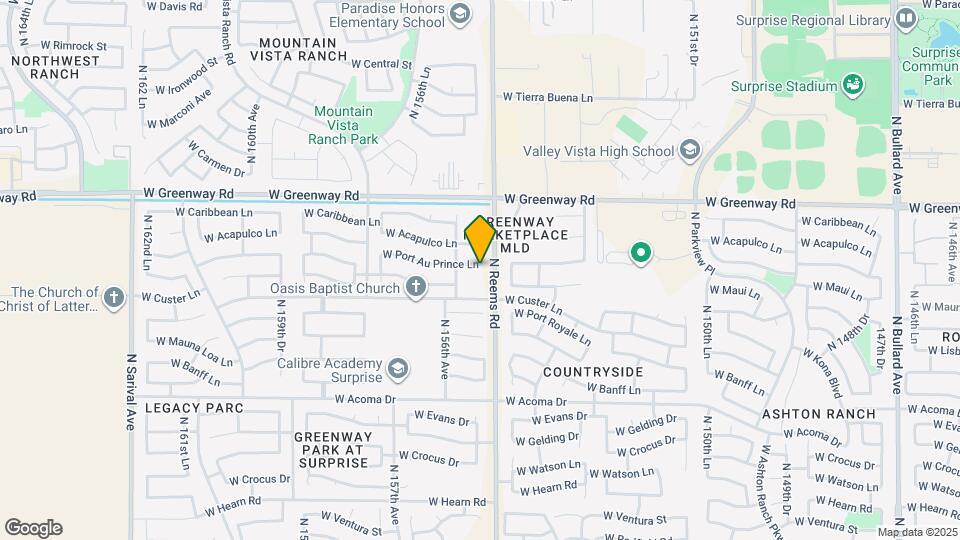 15535 W Port Au Prince Ln Map and Location Details