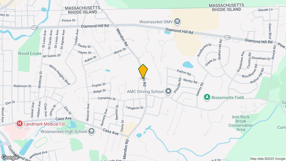 665 Mendon Rd Map and Location Details