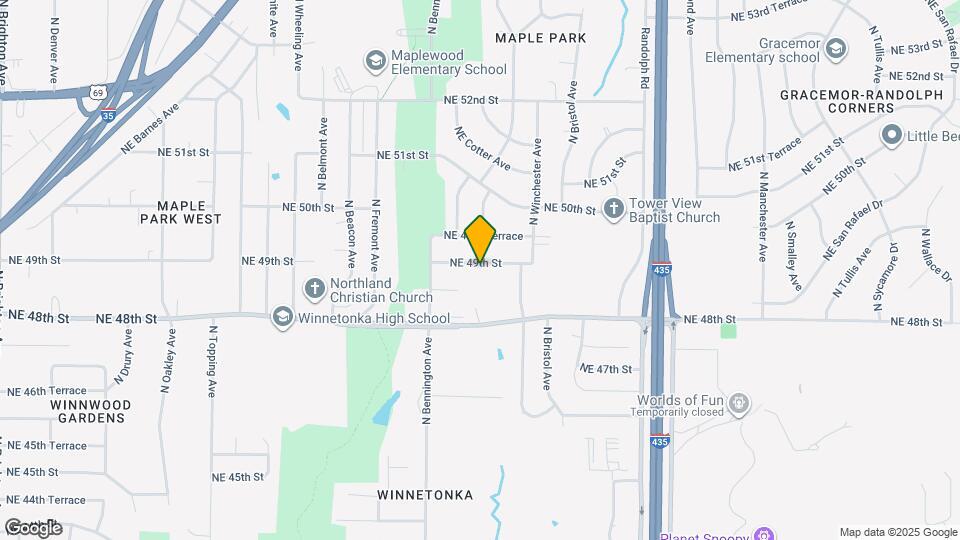 6633 NE 49th St Map and Location Details