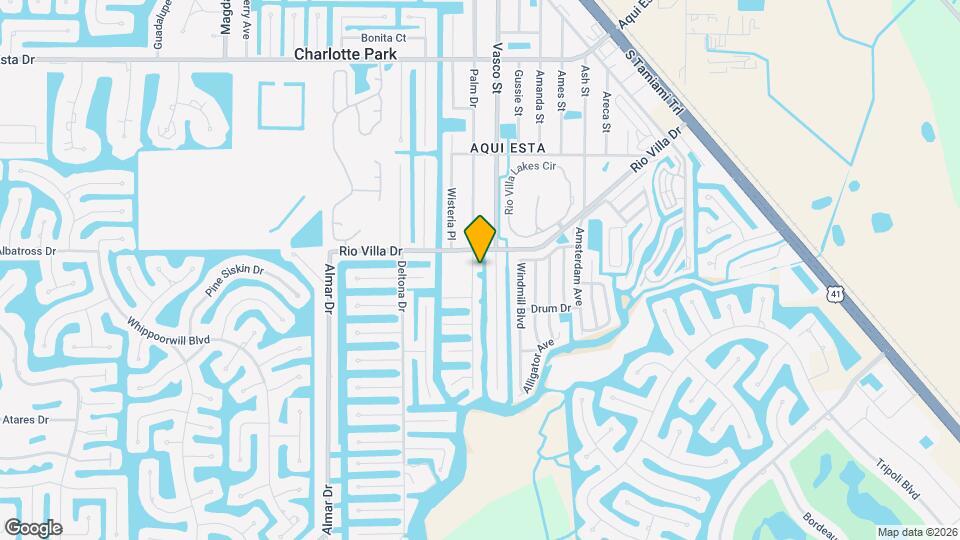 4020 Palm Dr Map and Location Details