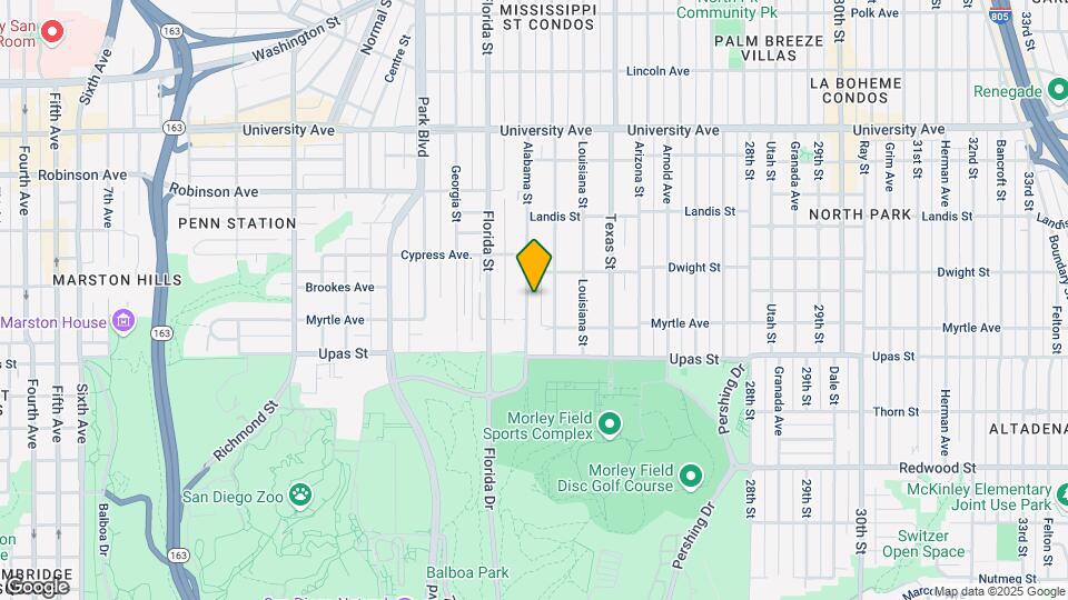 3555 Alabama St Map and Location Details