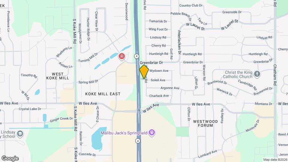 343 Bellerive Rd Map and Location Details