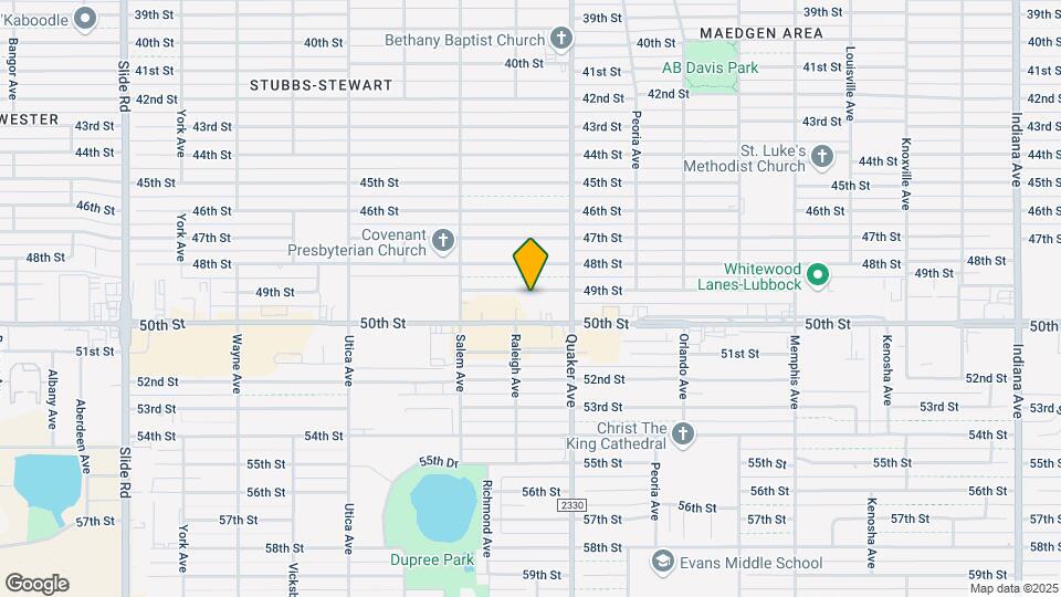 4415 49th St Map and Location Details