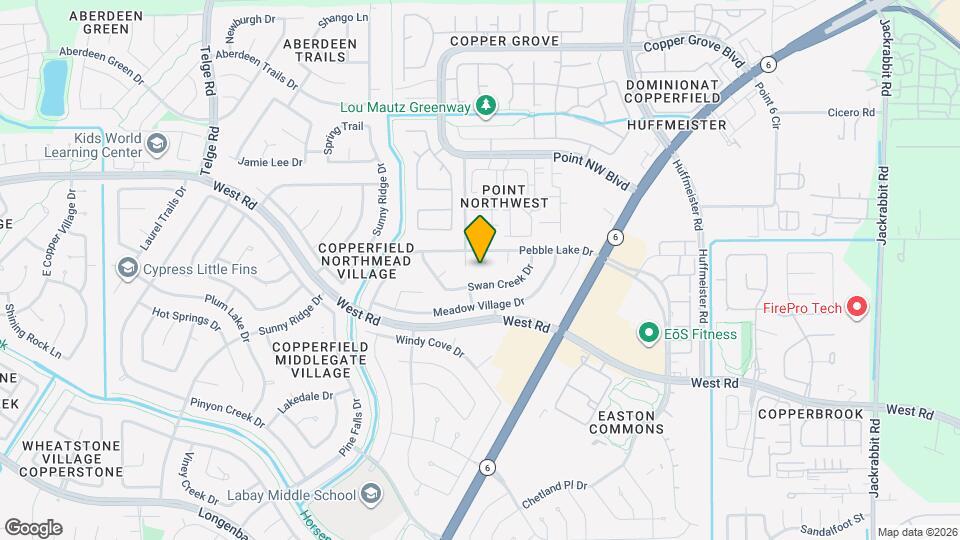 8503 Grove Park Dr Map and Location Details