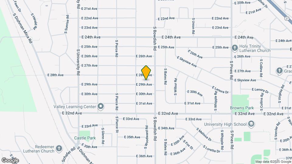 11403 E 29th Ave Map and Location Details