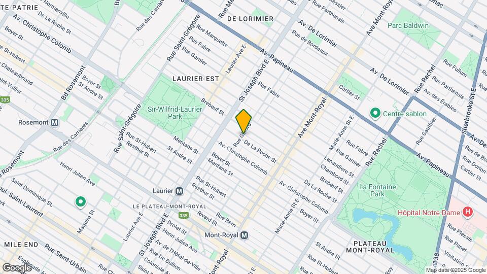 4747 De La Roche Map and Location Details