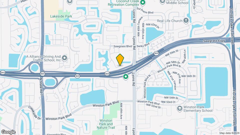 4704 NW 57th Pl Map and Location Details