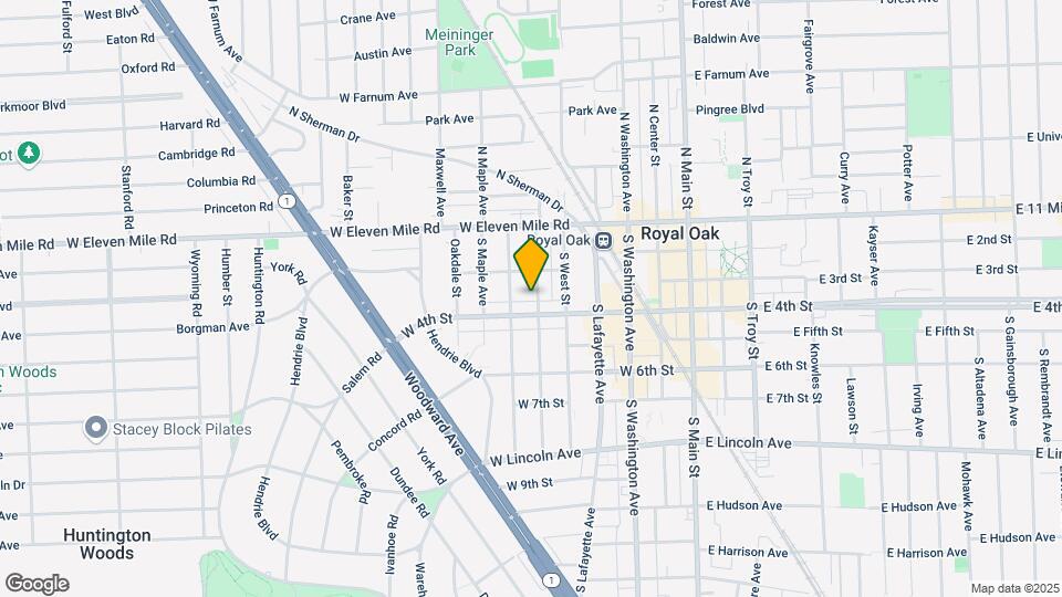 322 S Laurel St Map and Location Details