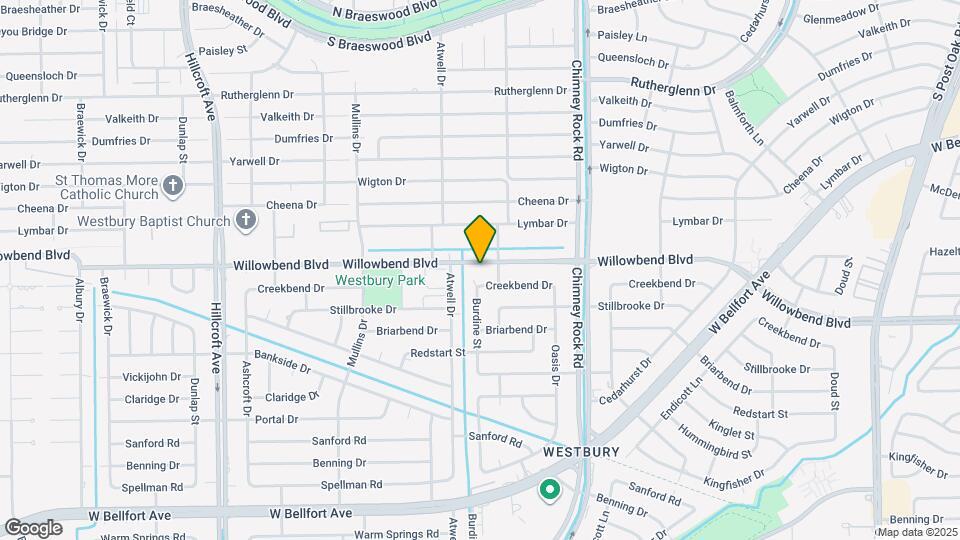 5511 Willowbend Blvd Map and Location Details