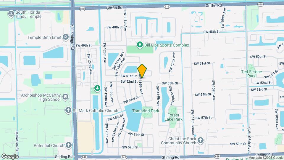 11561 SW 52nd St Map and Location Details