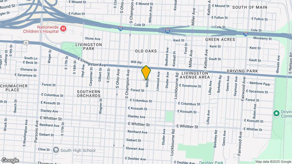 859 Wilson Ave Map and Location Details