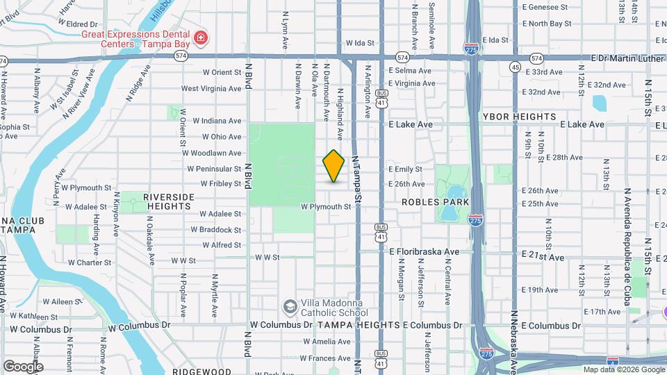 119 W 26th Ave Mapa y Detalles de la Ubicación