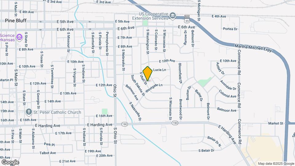 1303 S Utah St Map and Location Details