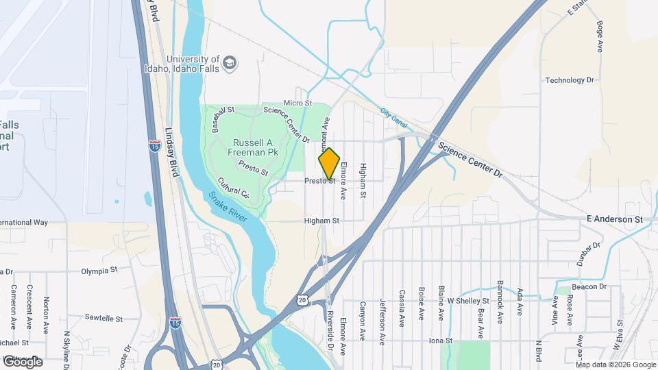 1394 Fremont Ave Map and Location Details